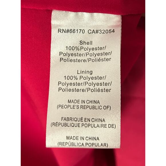 Anthropologie Hutch Serena Bow A-Line Mini Dress Womens 10 Purple Red Colorblock - Picture 7 of 8